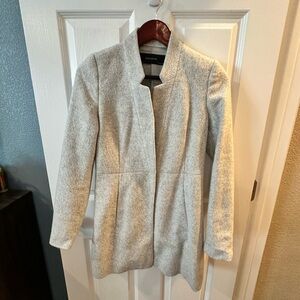 Zara beautiful light gray coat - Size XS